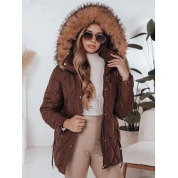 Sieviešu brūna ziemas jaka Lumor