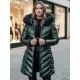 Women's quilted green jacket Bela