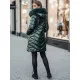 Women's quilted green jacket Bela