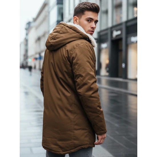 Brūna vīriešu ziemas jaka Artic