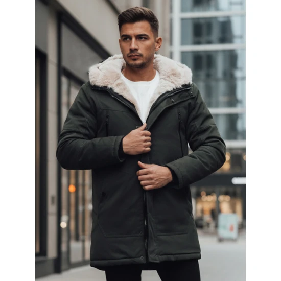 Vīriešu zaļa ziemas jaka Artic