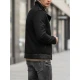 Vīriešu melna ziemas jaka City line