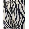 Sieviešu balti un zili šorti Zebra