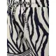 Sieviešu baltas/tumši zilas šorti Zebra