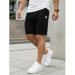 Vīriešu melni šorti Detroit