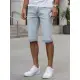 Vīriešu zilas džinsu šorti Comfort