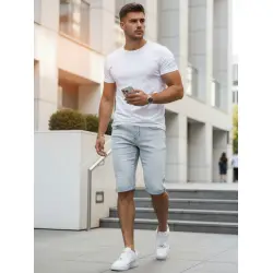 Vīriešu zilas džinsu šorti Comfort