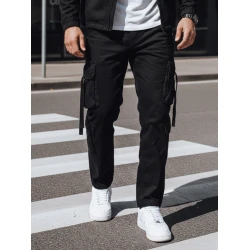 Vīriešu bikses melnā krāsā 
