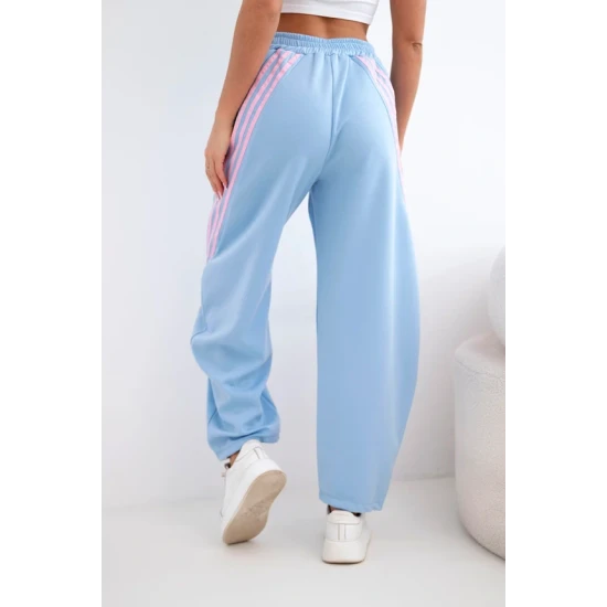 Sieviešu zilas ikdienas bikses Sports Gadījuma bikses