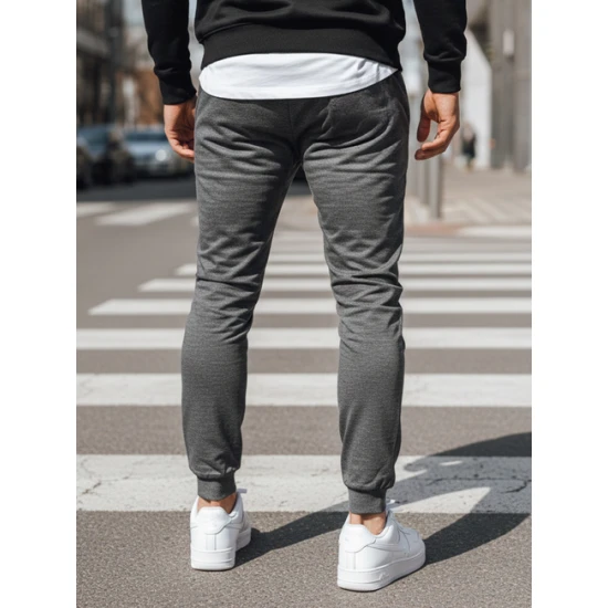 Vīriešu tumši pelēkas bikses Active Gadījuma bikses