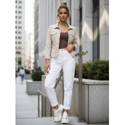 Sieviešu balti džinsi Elin