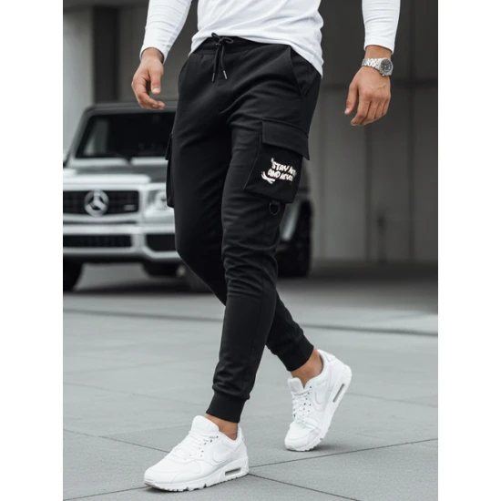 Vīriešu melnie jogurti Citytown Džinsi un džogeri