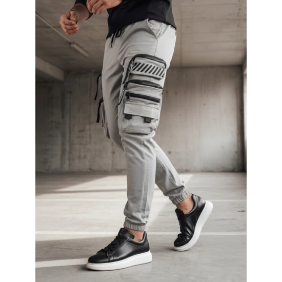 Vīriešu pelēkie treniņbikses City UX4158