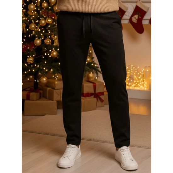 Vīriešu melnas bikses Rio