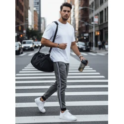 Vīriešu tumši pelēkas ikdienas bikses Harin