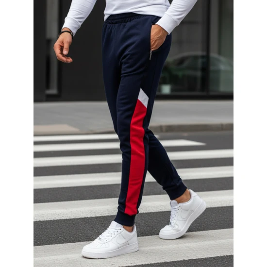 Vīriešu tumši zilas bikses Valker Gadījuma bikses