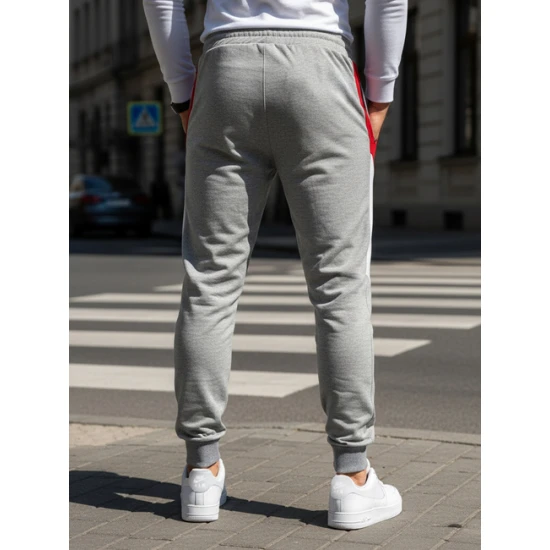 Vīriešu pelēkas ikdienas bikses Kenny Gadījuma bikses