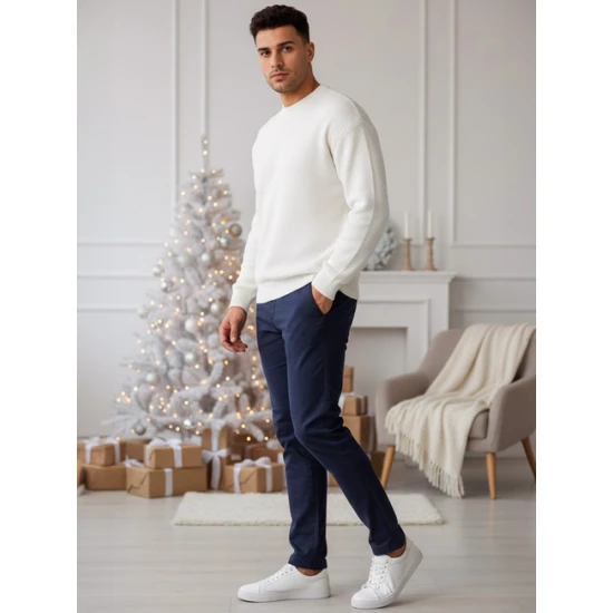 Vīriešu tumši zilas bikses Bingo