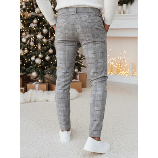 Vīriešu gaiši pelēkas bikses Meteor