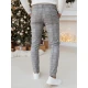 Vīriešu gaiši pelēkas bikses Meteor