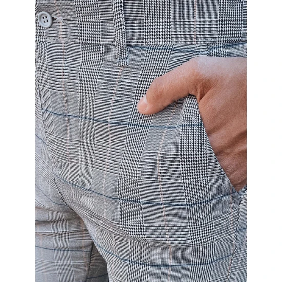 Vīriešu gaiši pelēkas bikses Meteor