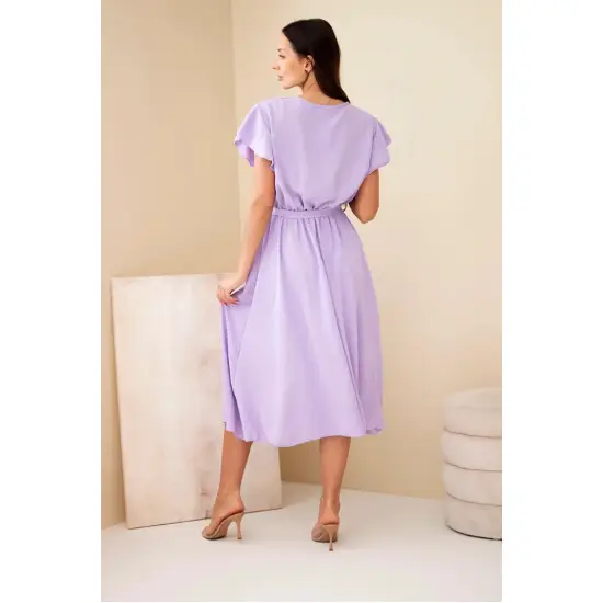 Sieviešu gaiši violeta kleita „Larisa“