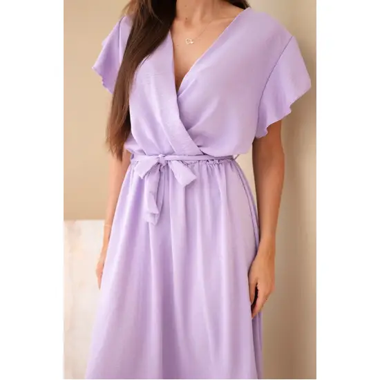 Sieviešu gaiši violeta kleita „Larisa“
