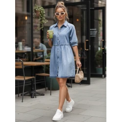 Sieviešu zilā kleita Sabi