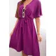 Sieviešu violeta kleita „Orbit“