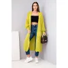 Sieviešu gaiši zaļais kardigāns „Lemon“