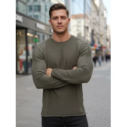 Vīriešu haki džemperis Monar