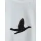 Sieviešu balts T-krekls Bird