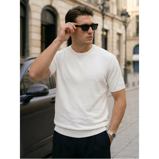 Vīriešu balti T-krekli Summer