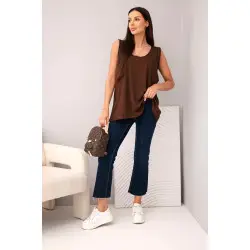 Sieviešu tumši brūna blūze „Honey“