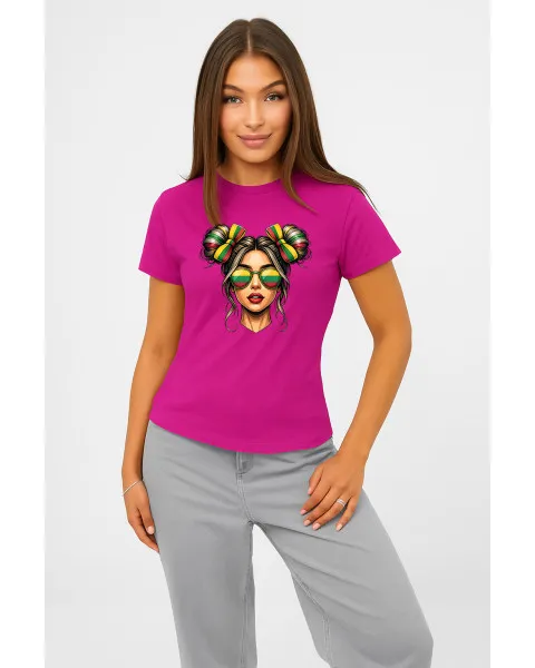Women's Pink T-Shirt "Lietuvaitė"