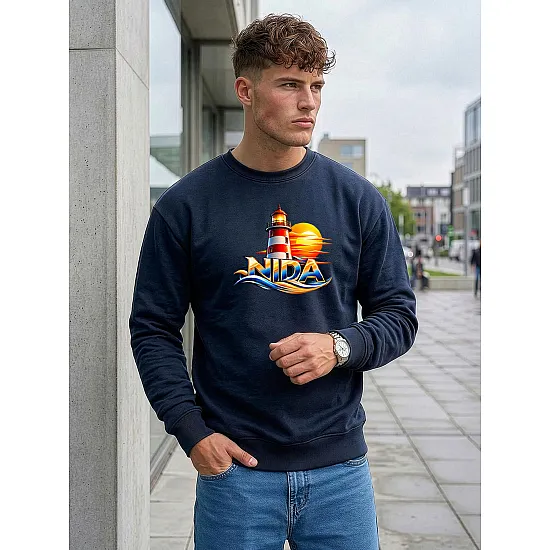 Men’s dark blue Nida sweater