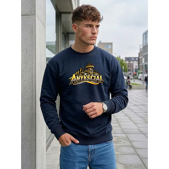 Vīriešu tumši zils džemperis Anykščiai
