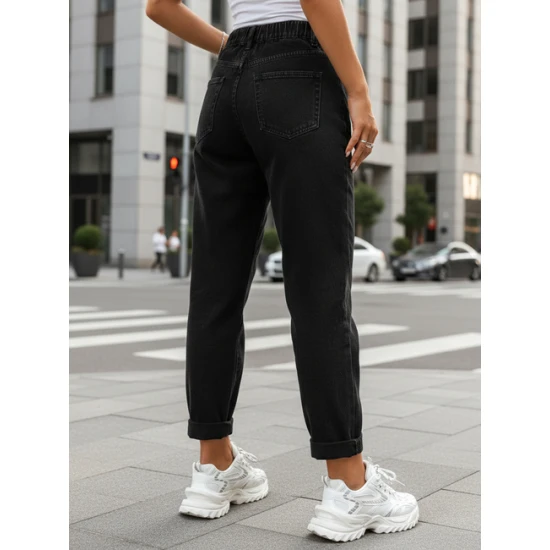 Sieviešu melni džinsi Normi Bikses