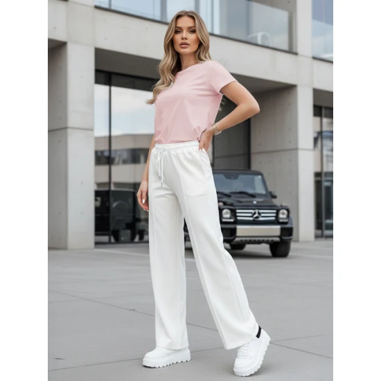 Sieviešu baltas sporta bikses Dress