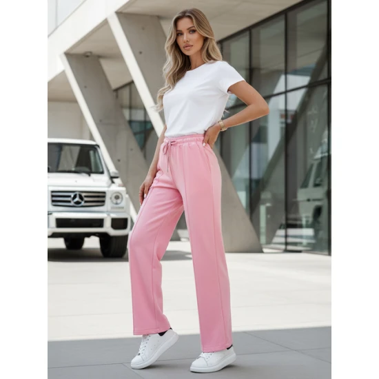 Sieviešu rozā sporta bikses Dress