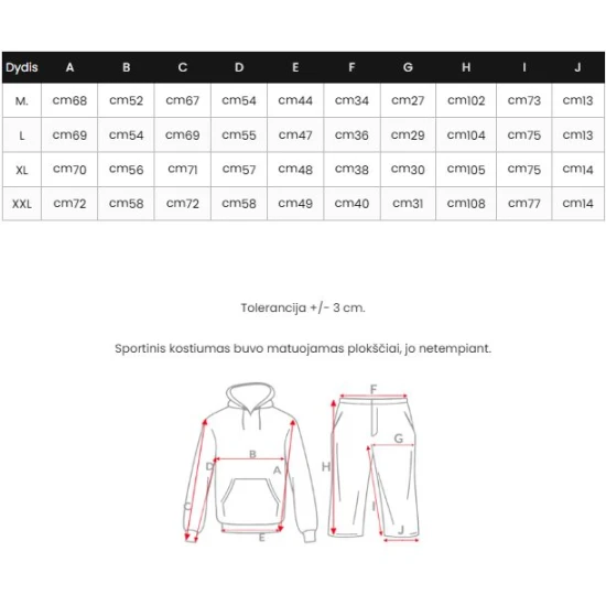 Pelēks vīriešu treniņtērps Toni