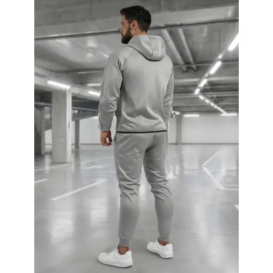 Gaiši pelēks vīriešu komplekts Jake