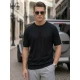 Vīriešu melnā T-krekls Summer