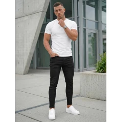 Vīriešu melnās džinsas 