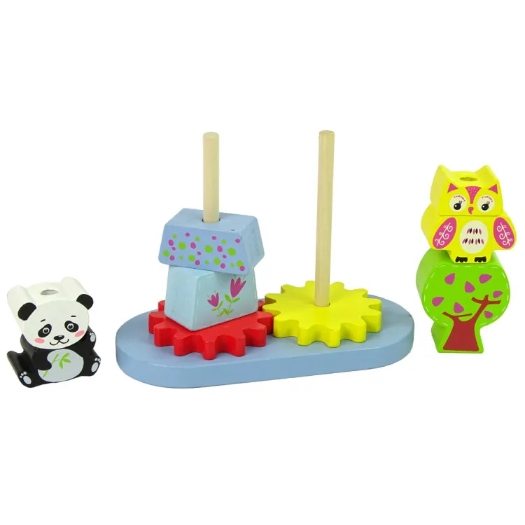 Koka dzīvnieku šķirotājs Pūce Panda Pārnesumkārba