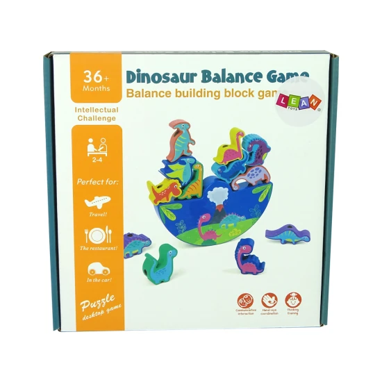 Wooden Dinosaur Balance Game Dinosaur Arcade Game