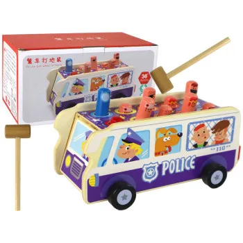 Koka arkādes spēle Dodgeball Police Bus