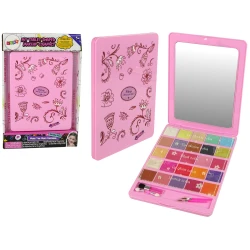 Ēnu un lūpu spīduma palete ar spogulīti