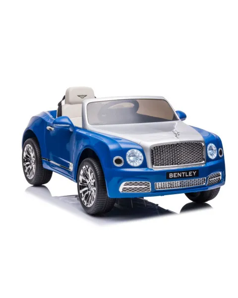 Bentley Mulsanne zilais elektromobilis