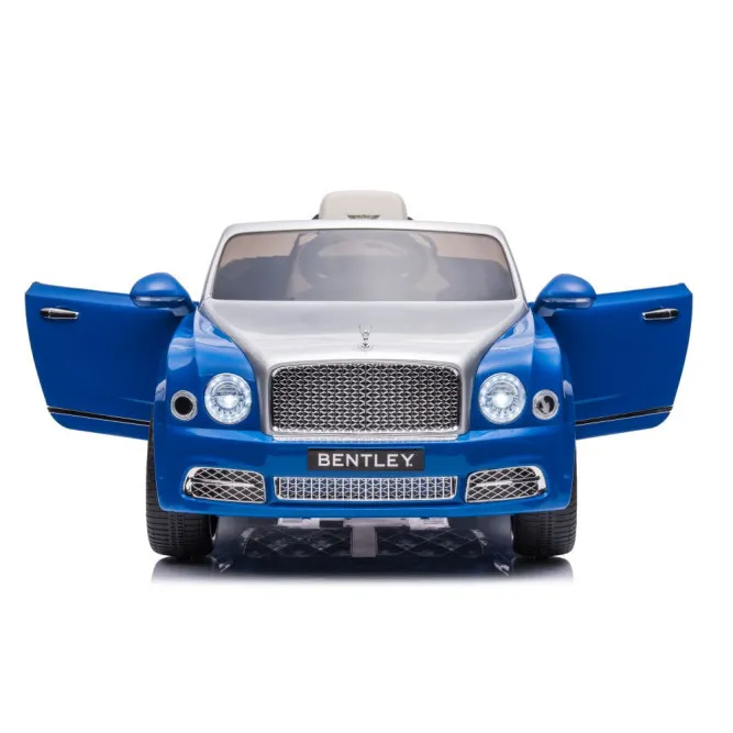 Bentley Mulsanne zilais elektromobilis